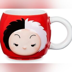Disney Cup Cruella De Vil Disney 101 Dalmatians Red Character Mug Coffee Tea Cup